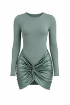 GOT YOU OBSESSED MINI DRESS - GREEN