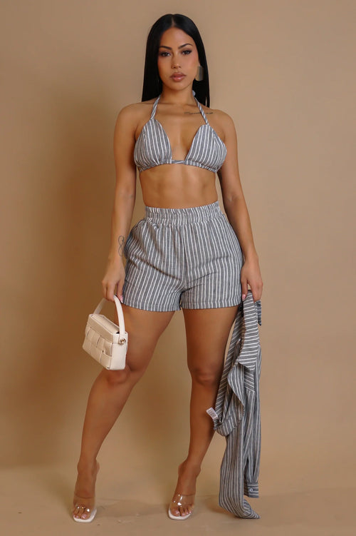 When on Vacay Shorts Set
