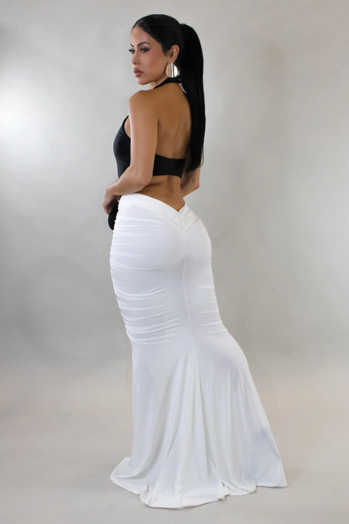 TAKE IT SLOW MAXI DRESS - BLACK